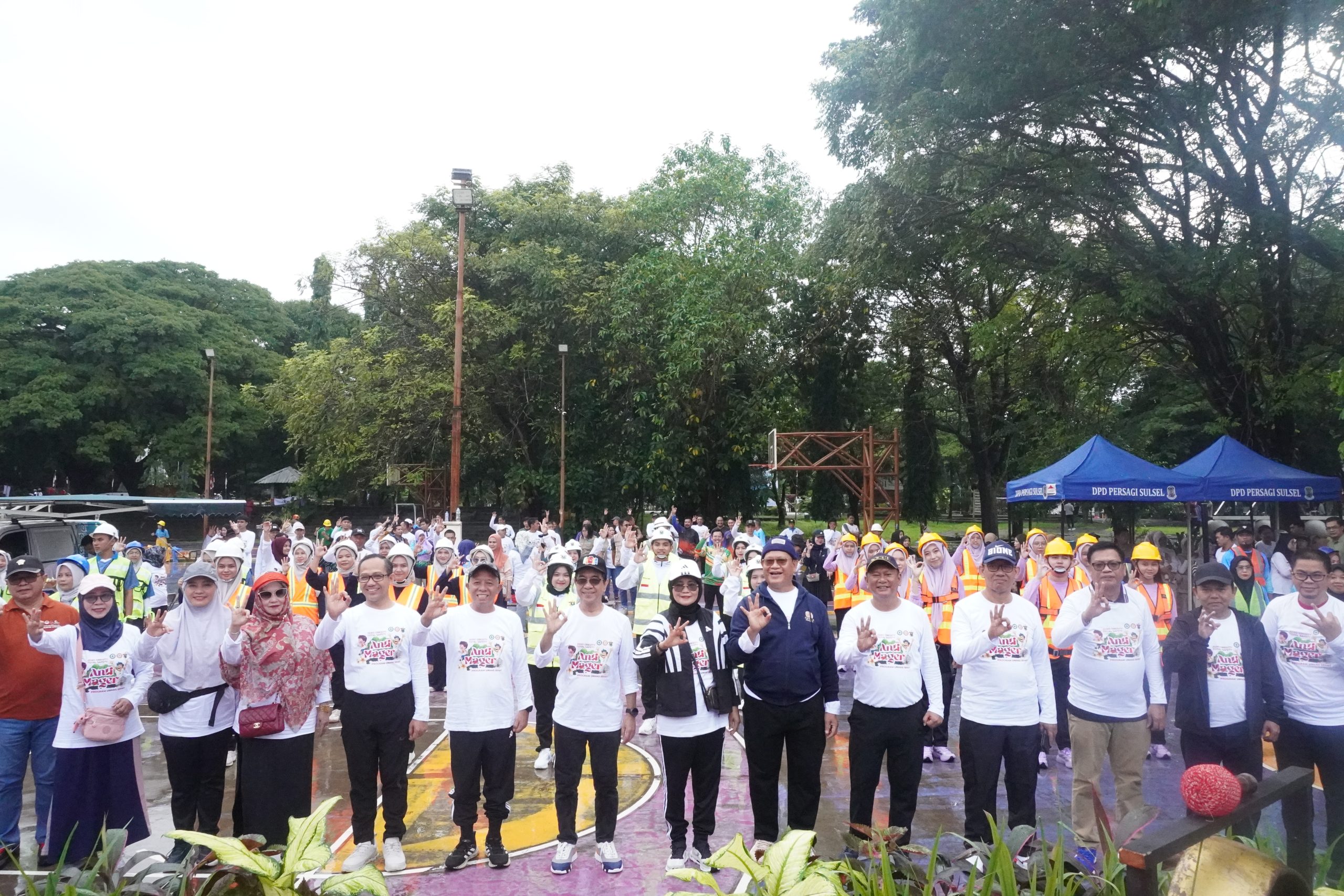 Unhas Gelar “Unhas Sehat Anti Mager”, Perkuat Komitmen Zero Obesity,Total Safety di Bulan K3 Nasional